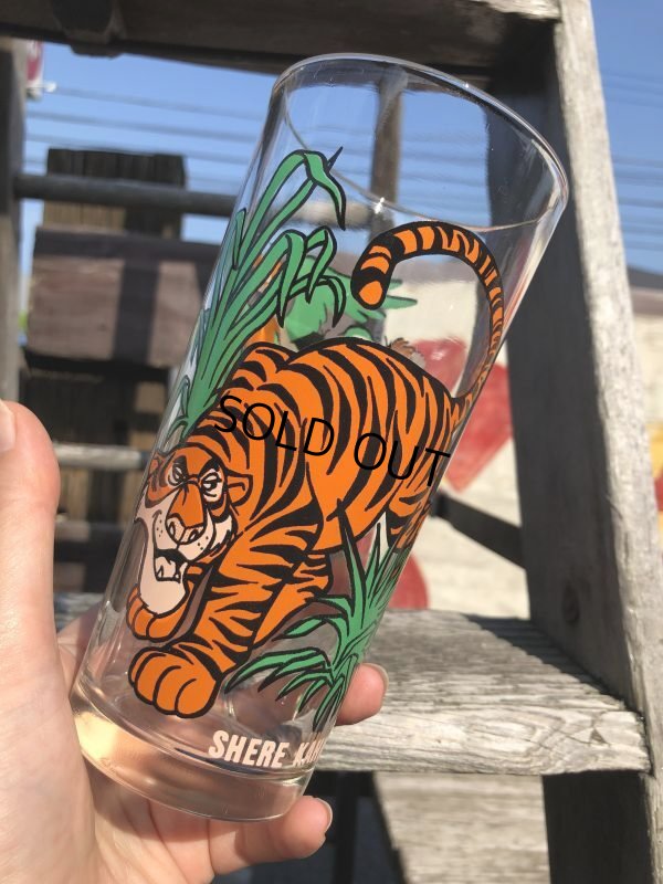 画像10: 70s Vintage Pepsi Glass Disney The Jungle Book Shere Khan (C216)