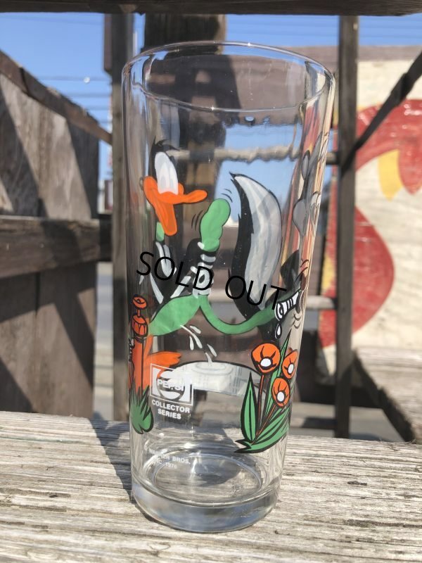 画像3: 70s Vintage Pepsi Glass Daffy Duck & Pepe Le Pew (C203)