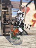 70s Vintage Pepsi Glass Daffy Duck & Pepe Le Pew (C203)