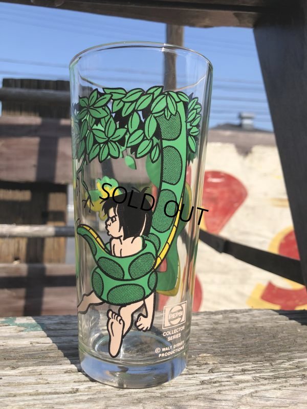 画像4: 70s Vintage Pepsi Glass Disney The Jungle Book Kaa (C215)
