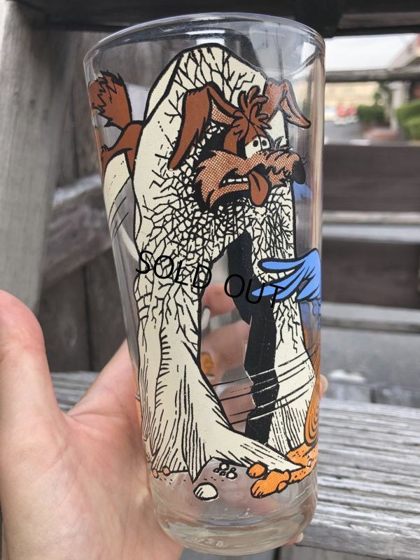 画像8: 70s Vintage Pepsi Glass Road Runner & Wile E. Coyote (C205)
