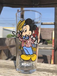 70s Vintage Pepsi Glass Mickey (C214)