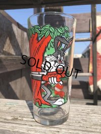 70s Vintage Pepsi Glass Bugs Bunny & Elmer Fudd (C202)