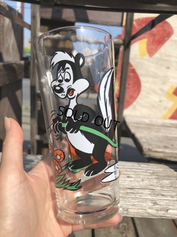 画像6: 70s Vintage Pepsi Glass Daffy Duck & Pepe Le Pew (C203)