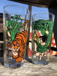 画像1: 70s Vintage Pepsi Glass Disney The Jungle Book Shere Khan (C216) (1)
