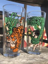 70s Vintage Pepsi Glass Disney The Jungle Book Shere Khan (C216)