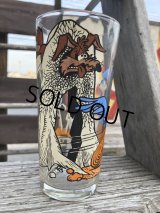70s Vintage Pepsi Glass Road Runner & Wile E. Coyote (C205)