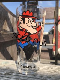 70s Vintage Pepsi Glass Dudley Do-Right (C210)