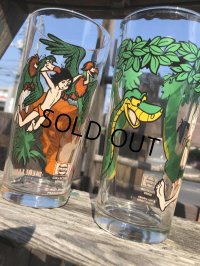 70s Vintage Pepsi Glass Disney The Jungle Book Kaa (C215)