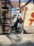 70s Vintage Pepsi Glass Pepe Le Pew (C208)