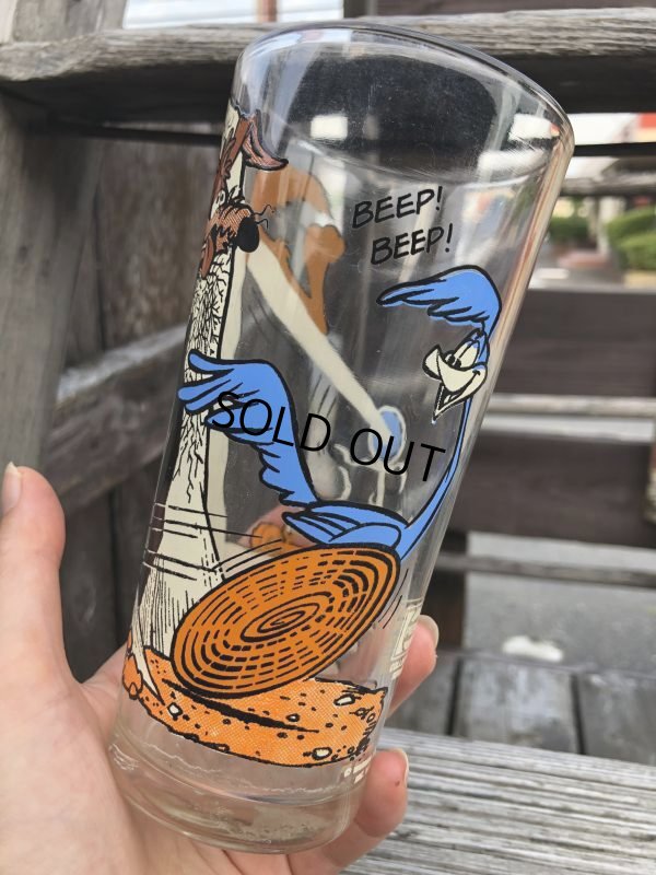 画像9: 70s Vintage Pepsi Glass Road Runner & Wile E. Coyote (C205)