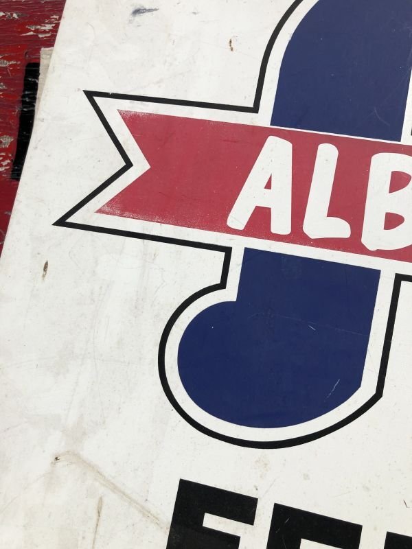 画像8: Vintage Alber's Animal Feed Pet Food Sign (C219)