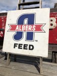 画像4: Vintage Alber's Animal Feed Pet Food Sign (C219)