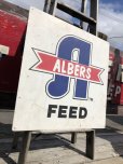 画像3: Vintage Alber's Animal Feed Pet Food Sign (C219)
