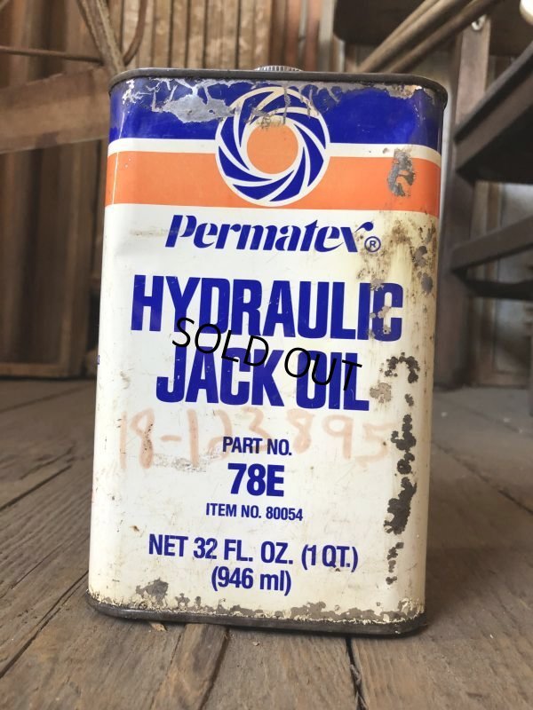 画像7: Vintage 1qt Oil Can Permatex HYDRAULIC JACK OIL (C225)