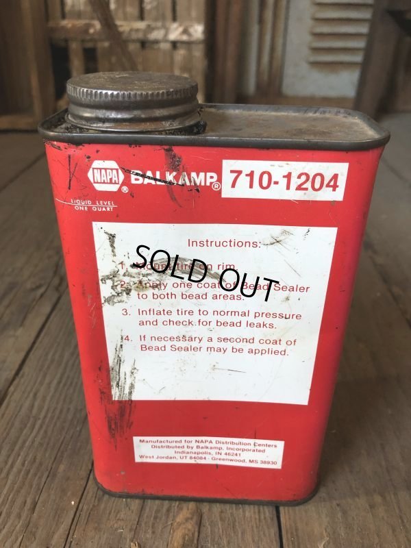 画像4: Vintage 1qt Oil Can NAPA Tire Bead Sealer (C229)