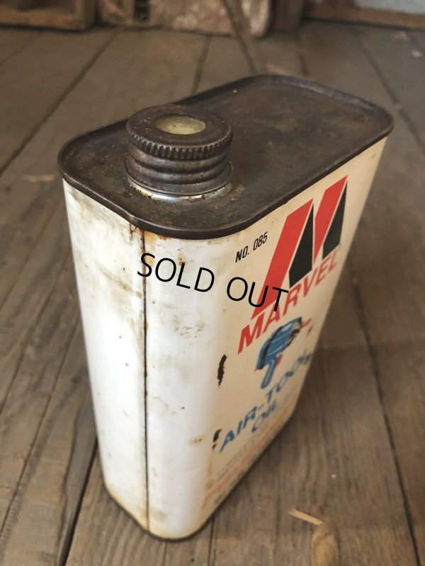画像5: Vintage 1qt Oil Can MARVEL AIR-TOOL OIL (C221)