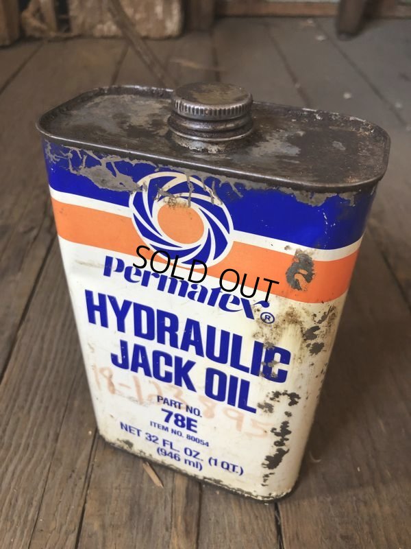 画像2: Vintage 1qt Oil Can Permatex HYDRAULIC JACK OIL (C225)