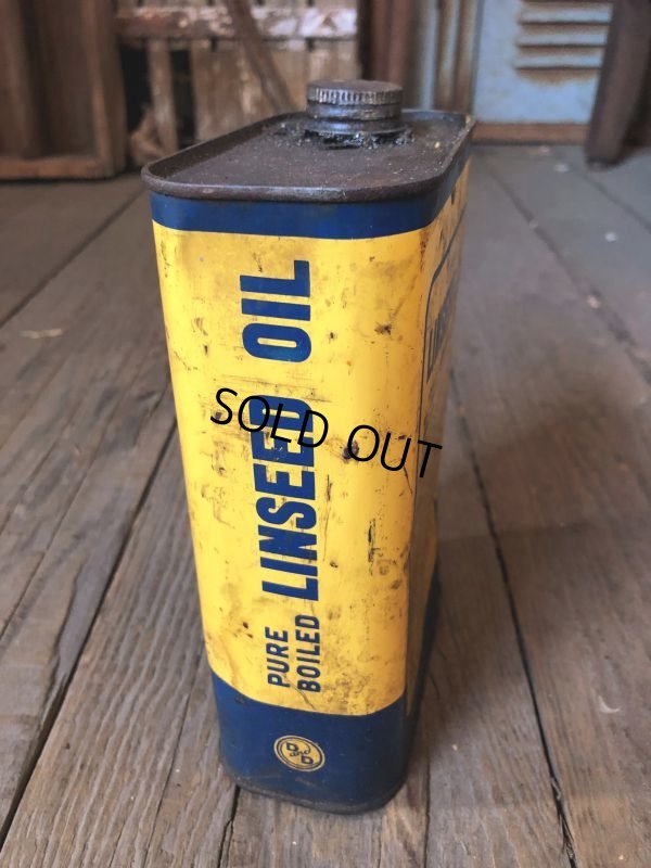 画像4: Vintage 1qt Oil Can D and D BOILED LINSEED OIL (C222)
