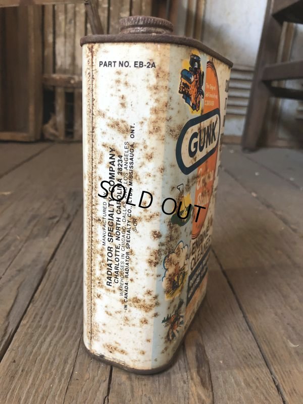 画像5: Vintage 1qt Oil Can GUNK ENGIN CLEANER (C232)