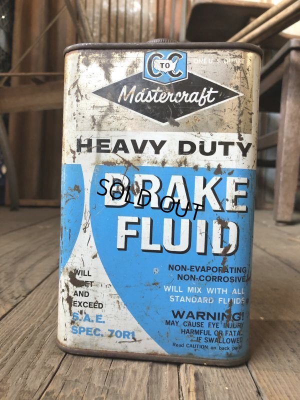 画像7: Vintage 1qt Oil Can Coast to Coast BREAKE FLUID (C224)