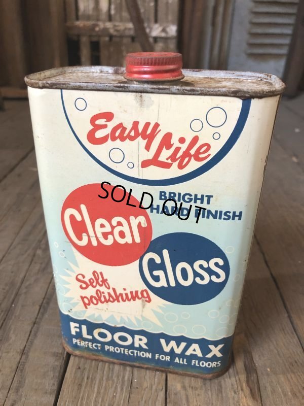 画像4: Vintage 1qt Oil Can Easy Life FLOOR WAX (C230)