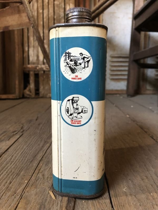 画像5: Vintage 1qt Oil Can PHILLIPS 66 OUTBOARD MOTOR OIL (C232)