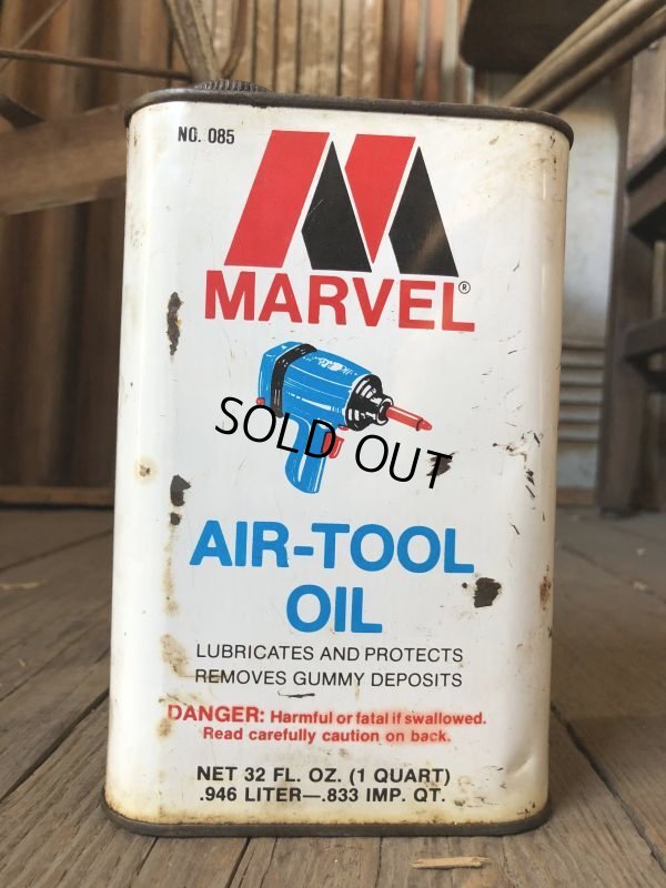 画像7: Vintage 1qt Oil Can MARVEL AIR-TOOL OIL (C221)