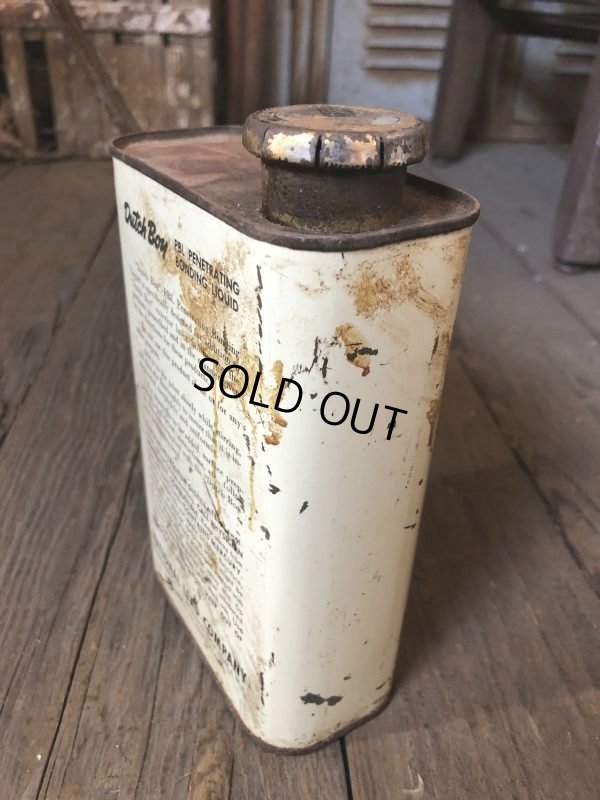 画像5: Vintage 1qt Oil Can Dutch Boy PENETRATING BONDING LIQUID (C228)
