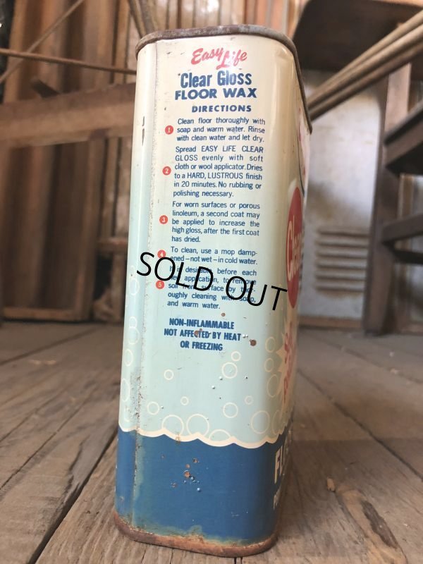 画像5: Vintage 1qt Oil Can Easy Life FLOOR WAX (C230)