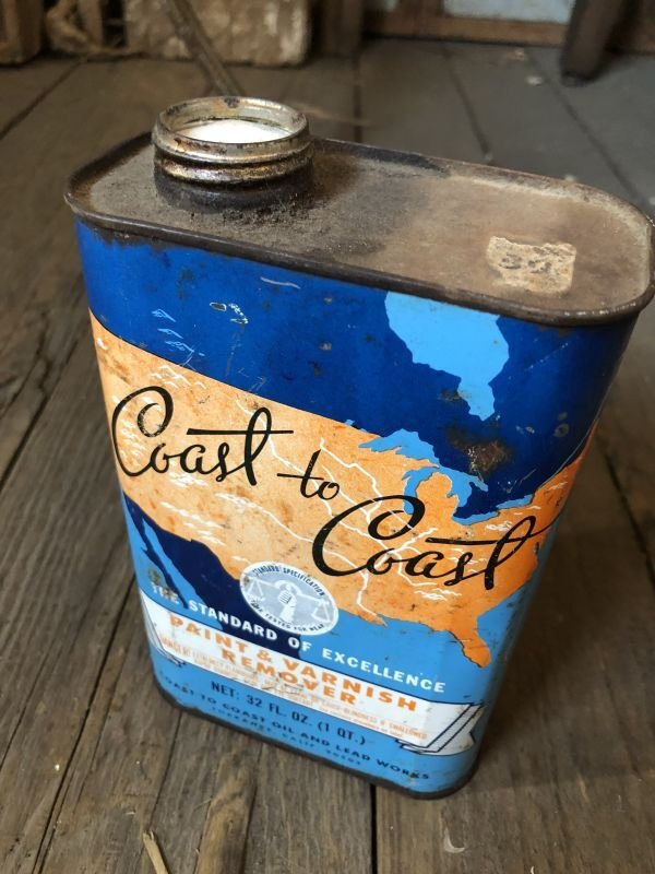 画像2: Vintage 1qt Oil Can Coast to Coast PAINT &VARNISH REMOVER (C223)