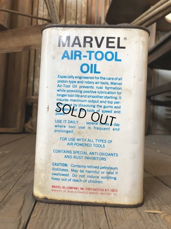 画像4: Vintage 1qt Oil Can MARVEL AIR-TOOL OIL (C221)