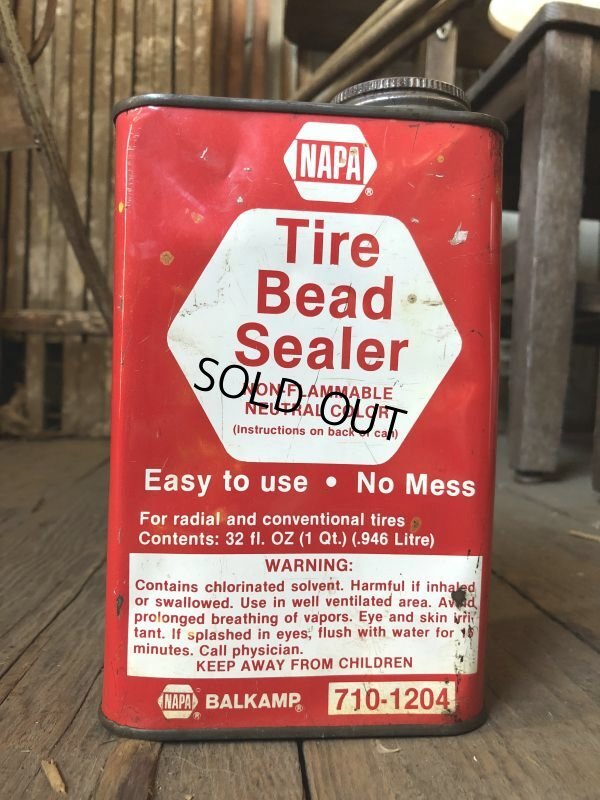 画像7: Vintage 1qt Oil Can NAPA Tire Bead Sealer (C229)