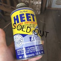 Vintage Oil Can De Mert HEET Gas Line Anti-Freeze (C240)