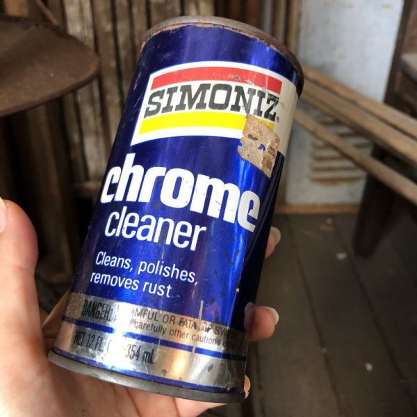 画像1: Vintage Oil Can SIMONIZ Chrome Cleaner (C244)