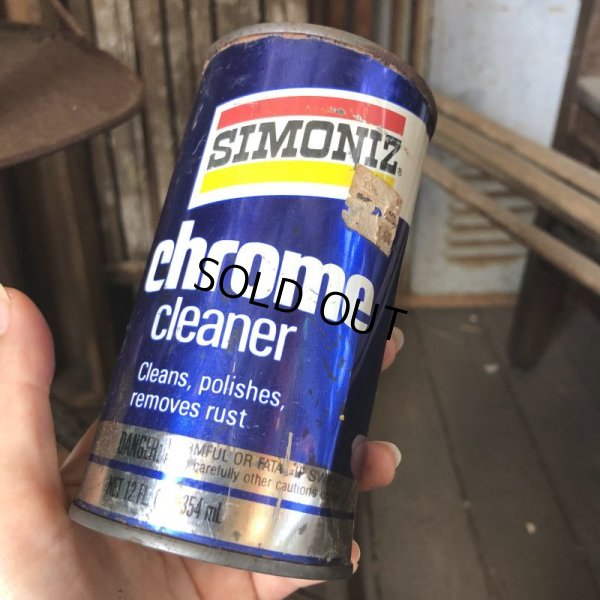 画像1: Vintage Oil Can SIMONIZ Chrome Cleaner (C244)
