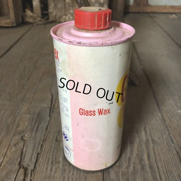 画像5: Vintage Oil Can GOLD SEAL Glass Wax (C237)