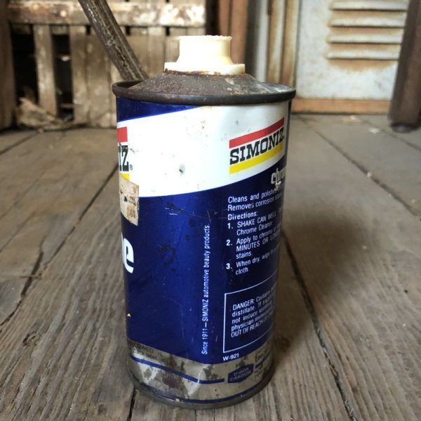 画像3: Vintage Oil Can SIMONIZ Chrome Cleaner (C244)