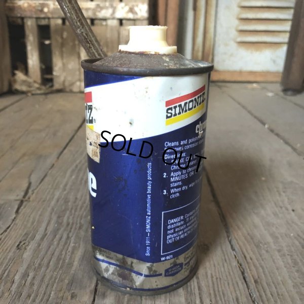 画像3: Vintage Oil Can SIMONIZ Chrome Cleaner (C244)
