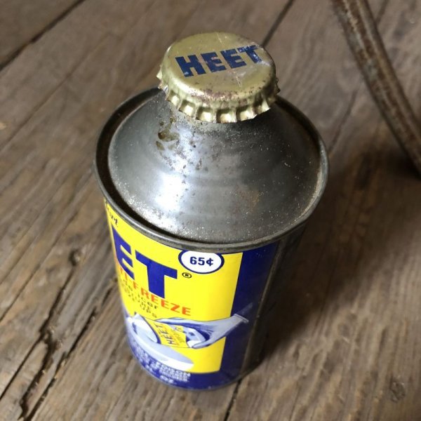 画像2: Vintage Oil Can De Mert HEET Gas Line Anti-Freeze (C239)