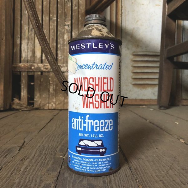画像6: Vintage Oil Can WESTLEY'S Windshield Washer anti-freeze (C247)