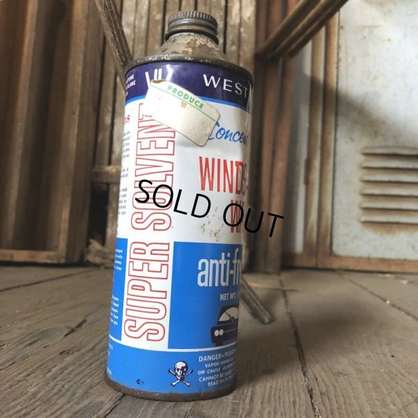 画像5: Vintage Oil Can WESTLEY'S Windshield Washer anti-freeze (C247)