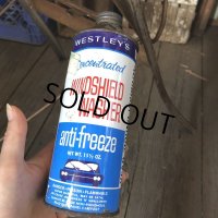 Vintage Oil Can WESTLEY'S Windshield Washer anti-freeze (C247)