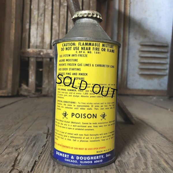 画像4: Vintage Oil Can De Mert HEET Gas Line Anti-Freeze (C239)