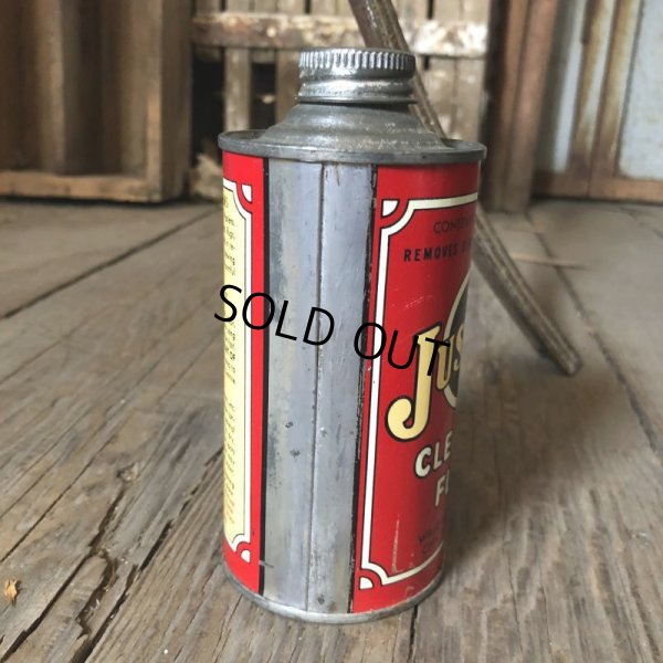 画像5: Vintage Oil Can JUSTRITE Cleaning Fluid (C238)