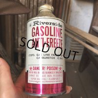 Vintage Oil Can Riverside GASOLINE ANTI-FREEZE (C241)