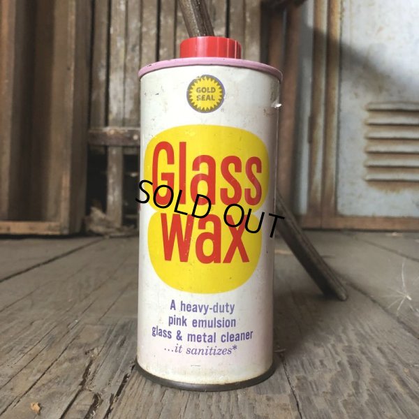 画像6: Vintage Oil Can GOLD SEAL Glass Wax (C237)