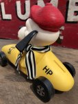 画像7: 70s Vintage 57 Racing Dog Plastic Coin Bank Yellow (C273)