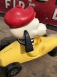 画像8: 70s Vintage 57 Racing Dog Plastic Coin Bank Yellow (C273)