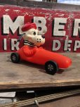 画像4: 70s Vintage 57 Racing Dog Plastic Coin Bank Red (C274)